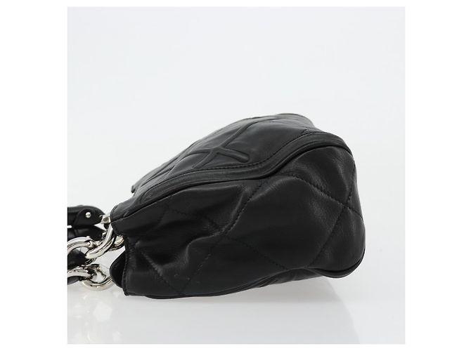 Salvatore Ferragamo Hand Bag Leather Black Silver - vista 5