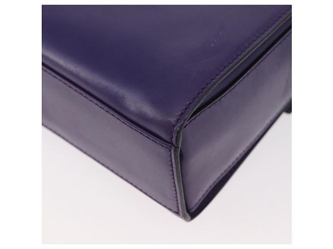 Céline CELINE Circle Shoulder Bag Leather Purple Gold - vista 13