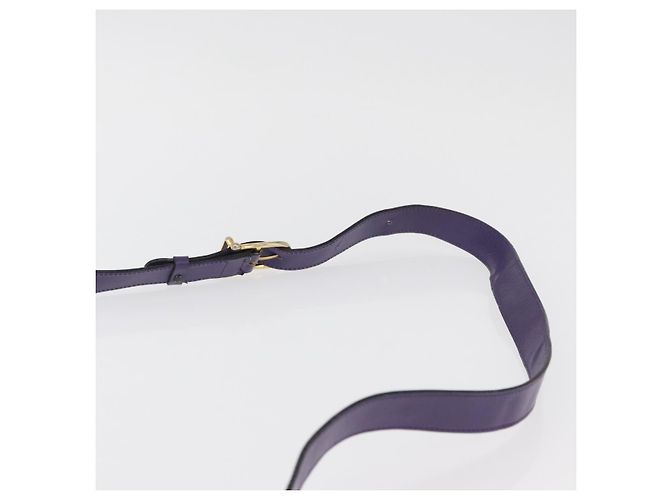 Céline CELINE Circle Shoulder Bag Leather Purple Gold - vista 8