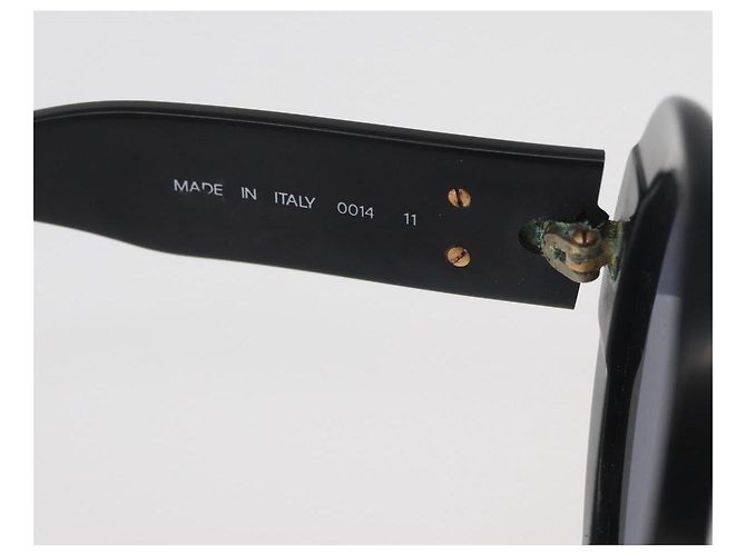 CHANEL COCO Mark Sunglasses plastic Black CC - vista 12