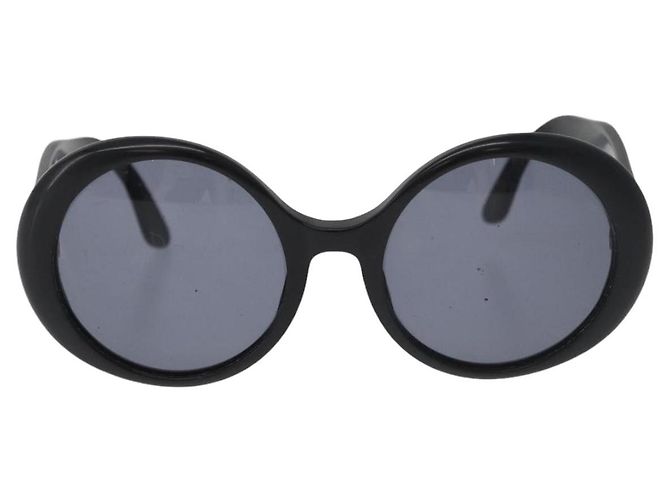 CHANEL COCO Mark Sunglasses plastic Black CC - vista 13