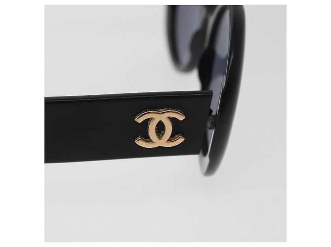 CHANEL COCO Mark Sunglasses plastic Black CC - vista 7