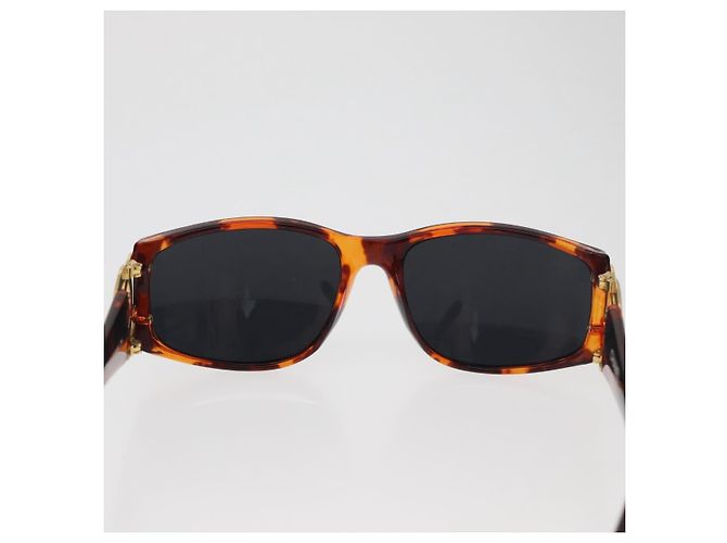 CHANEL COCO Mark Sunglasses Plastic Brown Gold CC - vista 2