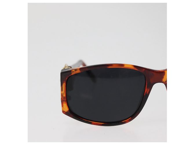 CHANEL COCO Mark Sunglasses Plastic Brown Gold CC - vista 3