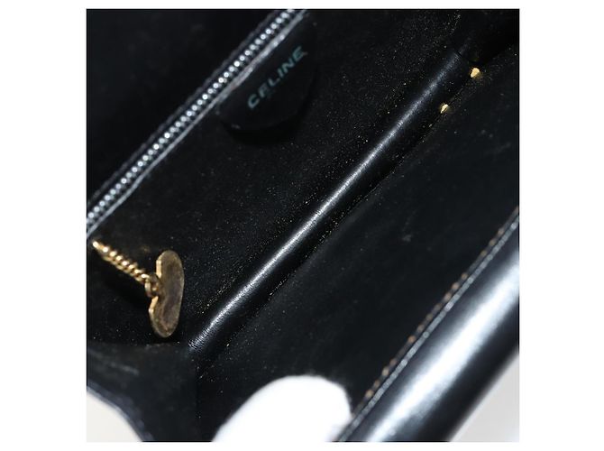 Céline CELINE Hand Bag Leather Gold Black - vista 10
