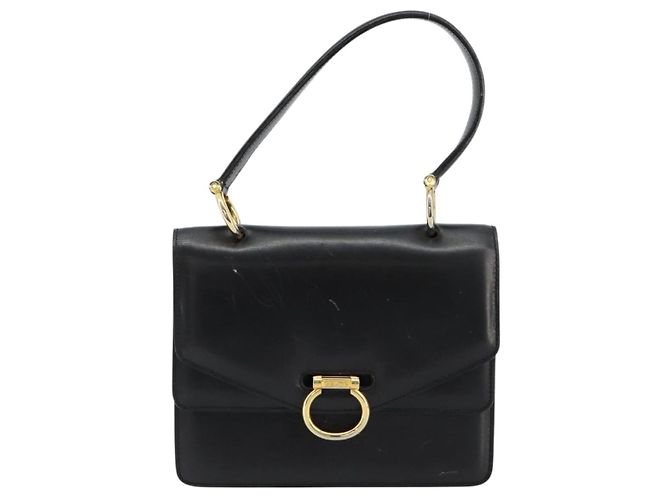 Céline CELINE Hand Bag Leather Gold Black - vista 13