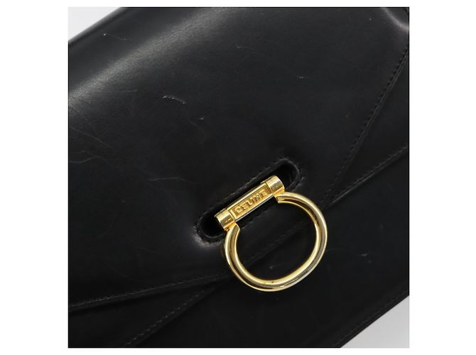 Céline CELINE Hand Bag Leather Gold Black - vista 17