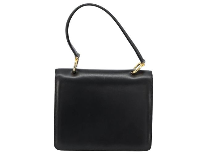 Céline CELINE Hand Bag Leather Gold Black - vista 2