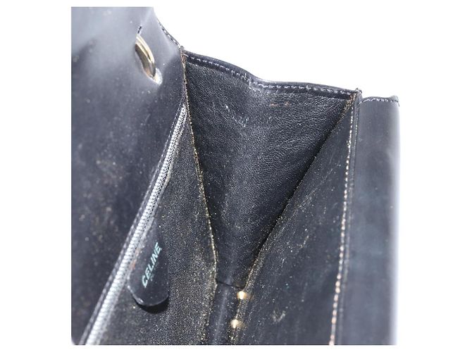 Céline CELINE Hand Bag Leather Gold Black - vista 20