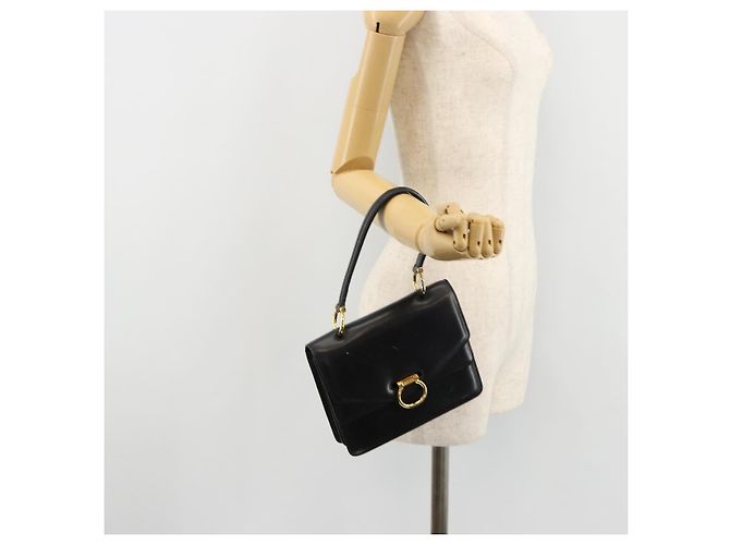 Céline CELINE Hand Bag Leather Gold Black - vista 24