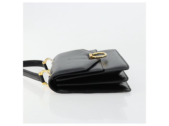 Céline CELINE Hand Bag Leather Gold Black - vista 4