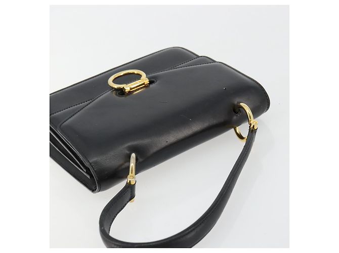 Céline CELINE Hand Bag Leather Gold Black - vista 6