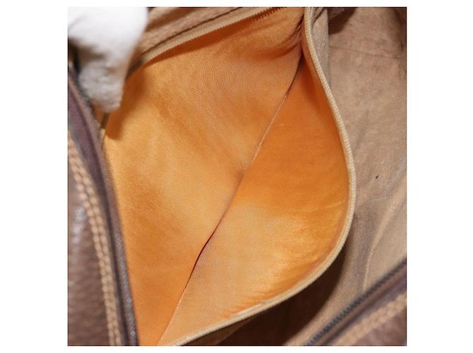 GUCCI GG Supreme Web Sherry Line Shoulder Bag PVC Beige Gold - vista 22