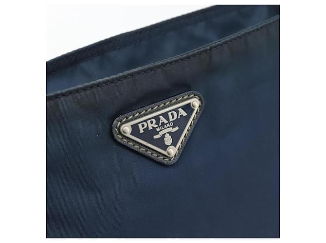 PRADA Shoulder Bag Nylon Navy Silver - vista 17