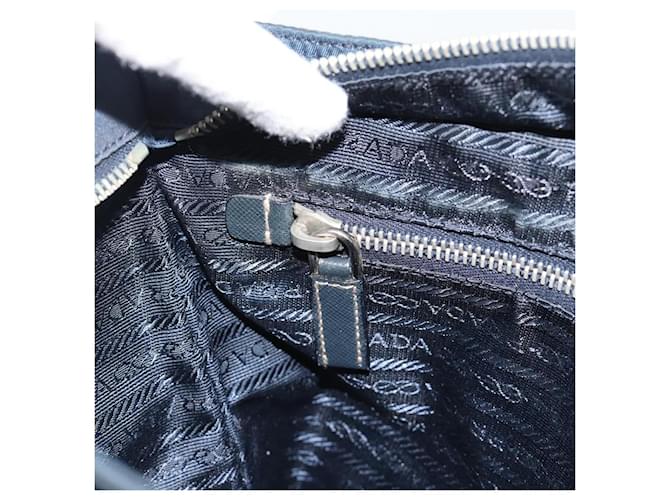 PRADA Shoulder Bag Nylon Navy Silver - vista 22