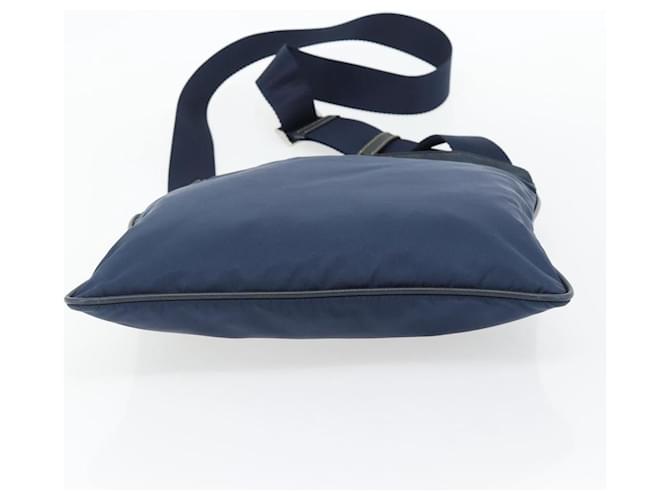 PRADA Shoulder Bag Nylon Navy Silver - vista 5