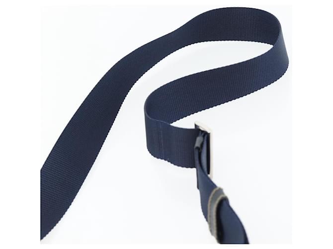 PRADA Shoulder Bag Nylon Navy Silver - vista 8