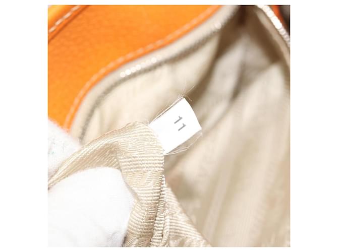 PRADA Tote Bag Canvas Beige Silver - vista 12