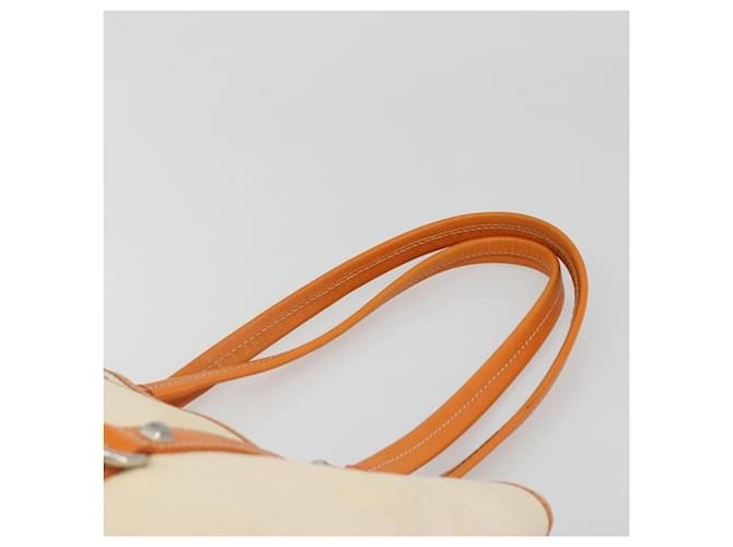 PRADA Tote Bag Canvas Beige Silver - vista 14