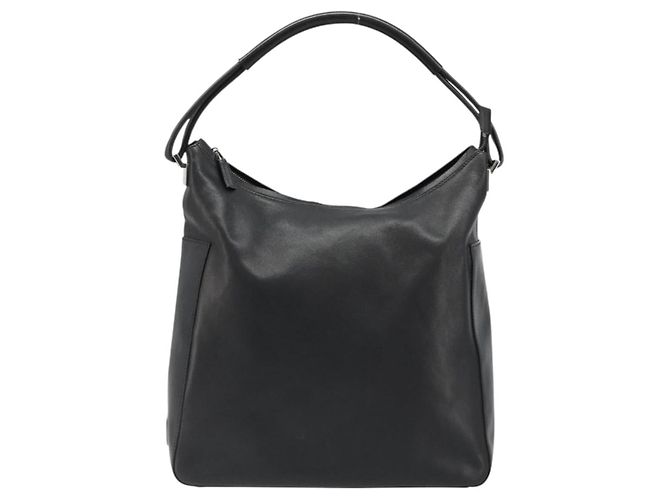 GUCCI Shoulder Bag Leather Black Silver 001 3770 - vista 13