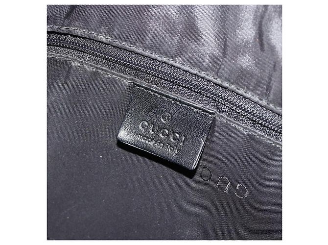 GUCCI Shoulder Bag Leather Black Silver 001 3770 - vista 19