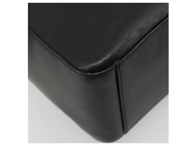 GUCCI Shoulder Bag Leather Black Silver 001 3770 - vista 9