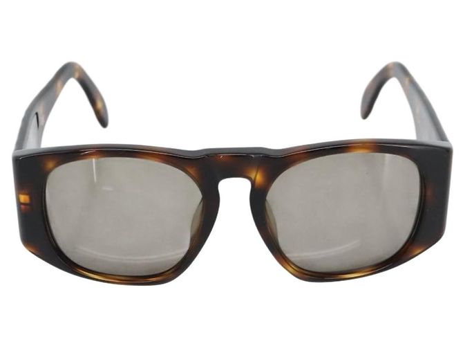 CHANEL Tortoise Pattern Sunglasses plastic Brown CC - vista 13