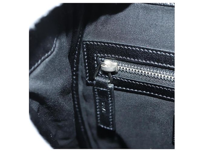 SAINT LAURENT Backpack Leather Black Silver - vista 35