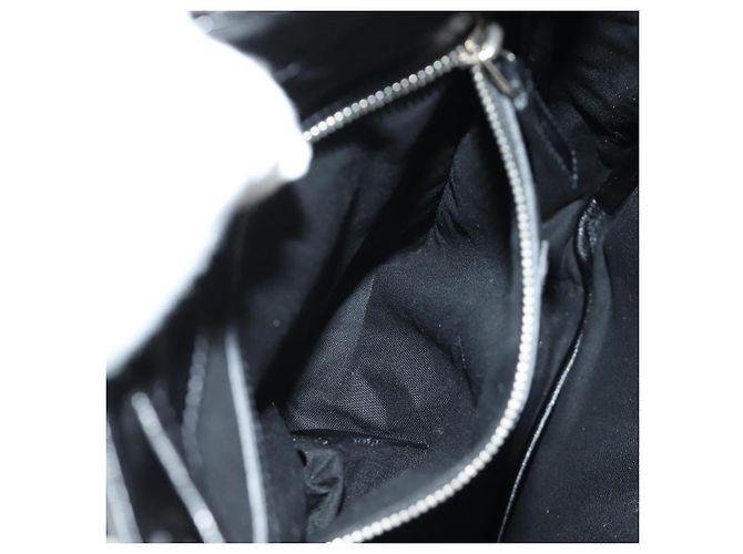 SAINT LAURENT Backpack Leather Black Silver - vista 36