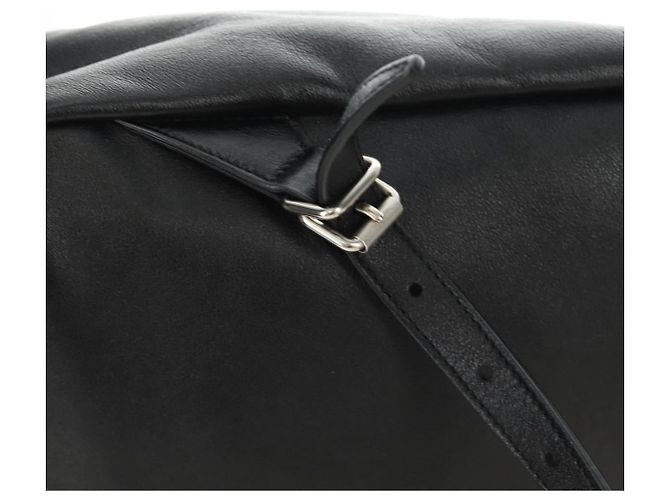 SAINT LAURENT Backpack Leather Black Silver - vista 9