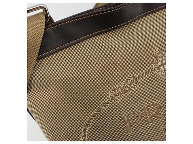 PRADA Shoulder Bag Canvas Beige Silver - vista 18