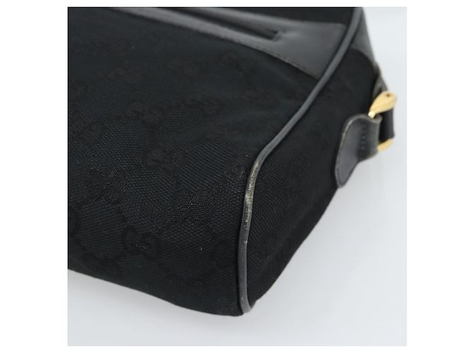 GUCCI GG Canvas Web Sherry Line Shoulder Bag Black Red Green - vista 10