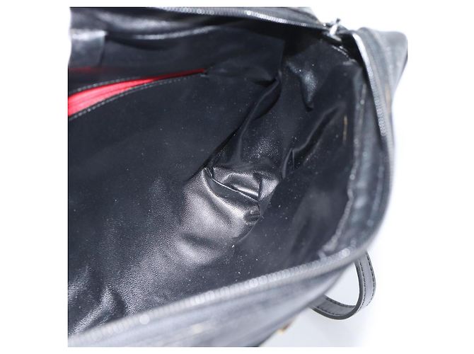 GUCCI GG Canvas Web Sherry Line Shoulder Bag Black Red Green - vista 17
