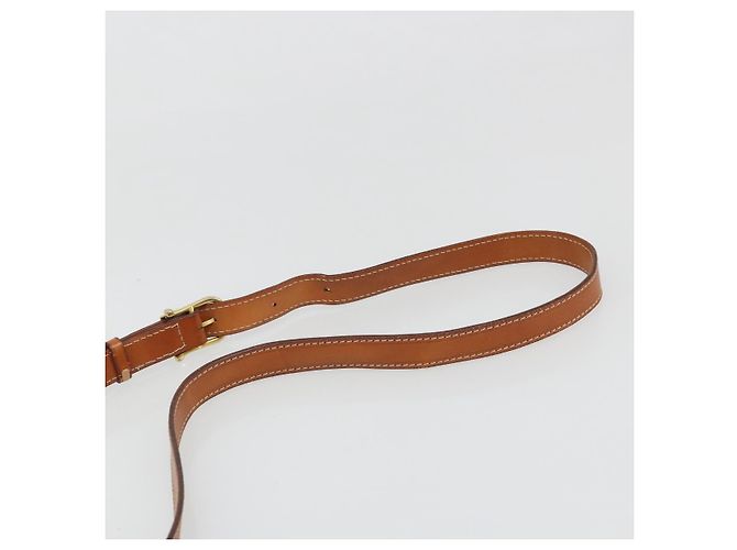 Céline CELINE Macadam Canvas Shoulder Bag PVC Leather Brown Gold - vista 14