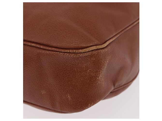 SAINT LAURENT Shoulder Bag Leather Brown Gold - vista 15