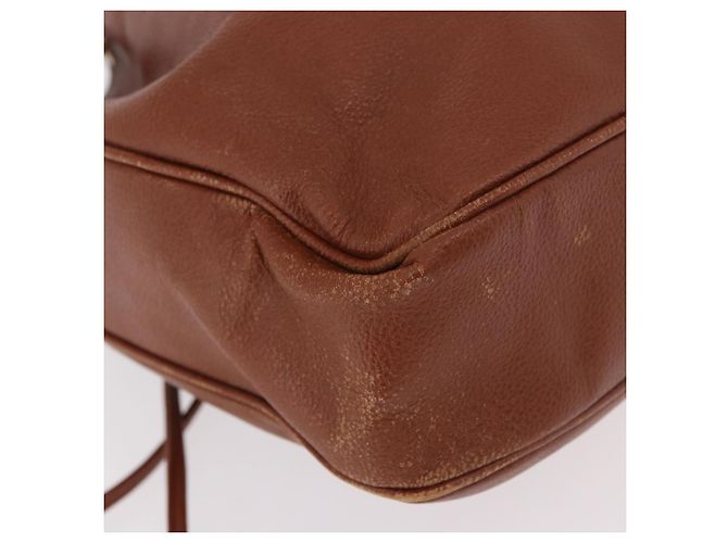 SAINT LAURENT Shoulder Bag Leather Brown Gold - vista 16