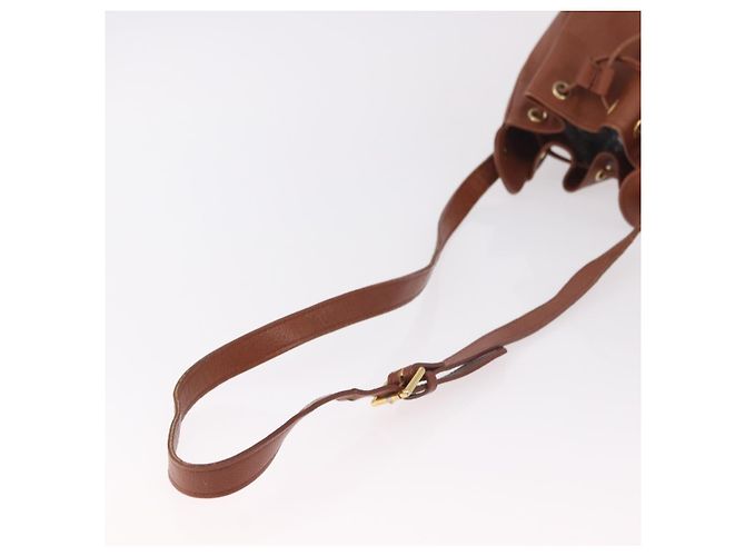 SAINT LAURENT Shoulder Bag Leather Brown Gold - vista 7