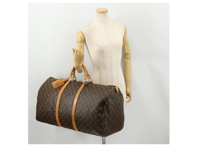 LOUIS VUITTON Monogram Keepall 60 Boston Bag M41422 LV - vista 23
