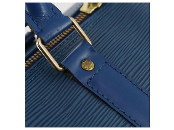 LOUIS VUITTON Epi Keepall 50 Boston Bag Blue M42965 LV - vista 10