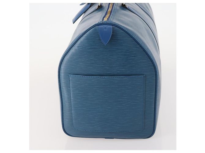 LOUIS VUITTON Epi Keepall 50 Boston Bag Blue M42965 LV - vista 3