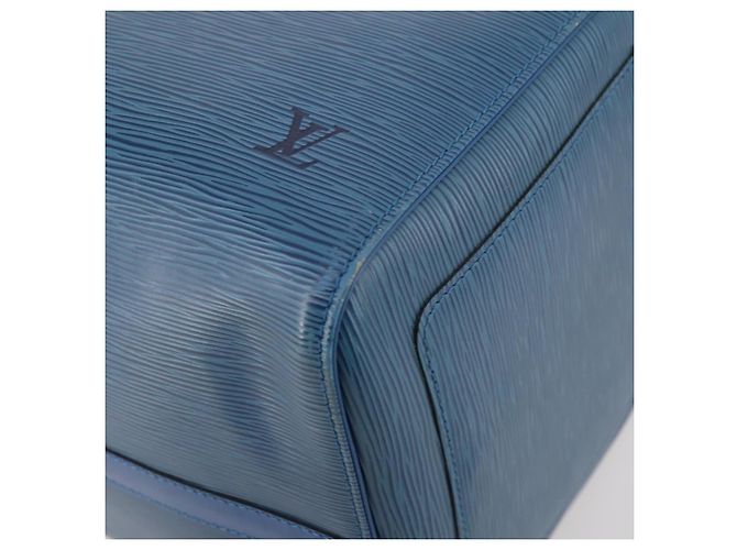 LOUIS VUITTON Epi Keepall 50 Boston Bag Blue M42965 LV - vista 9
