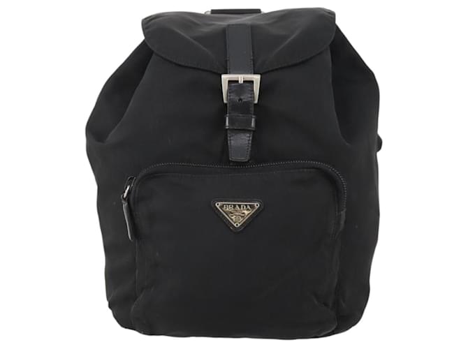 PRADA Backpack Nylon Black Silver - vista 13