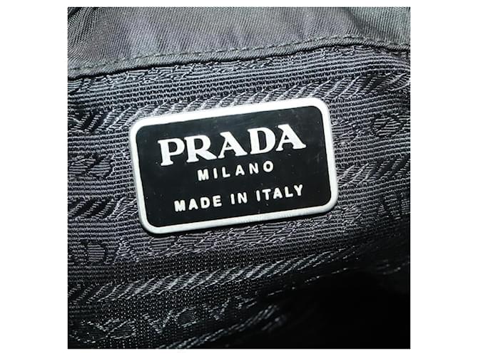 PRADA Backpack Nylon Black Silver - vista 23