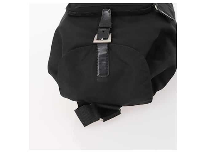 PRADA Backpack Nylon Black Silver - vista 6