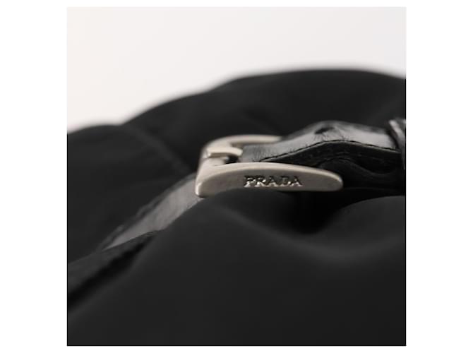 PRADA Backpack Nylon Black Silver - vista 9