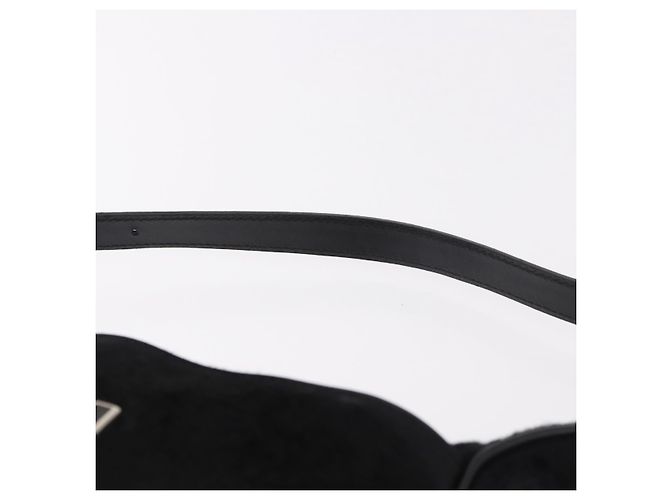 FENDI Shoulder Bag Harako leather Black Silver - vista 14