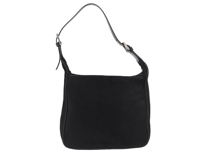 FENDI Shoulder Bag Harako leather Black Silver - vista 2