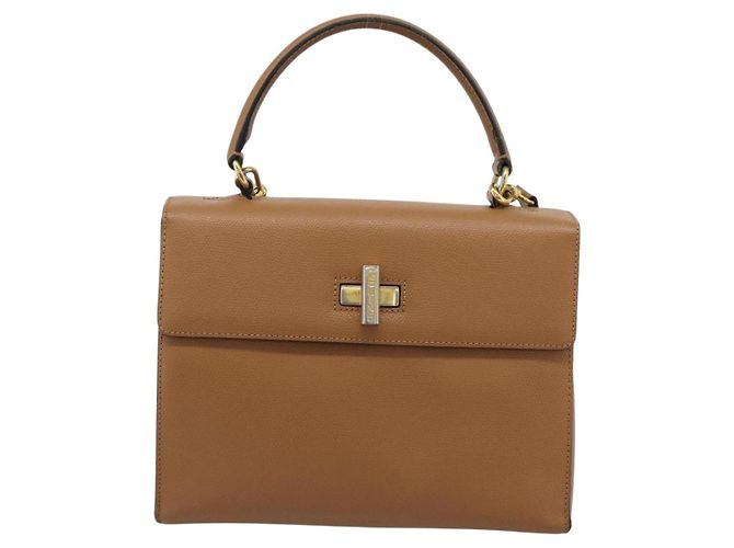 Céline CELINE Hand Bag Leather 2way Beige Gold - vista 13