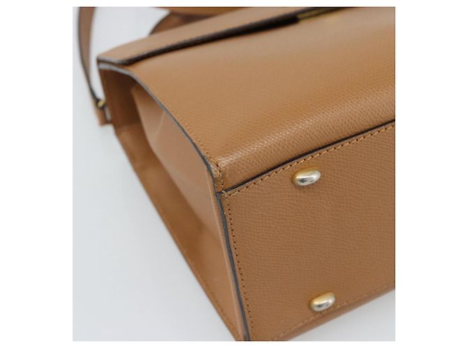 Céline CELINE Hand Bag Leather 2way Beige Gold - vista 16
