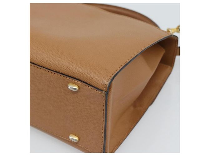 Céline CELINE Hand Bag Leather 2way Beige Gold - vista 17